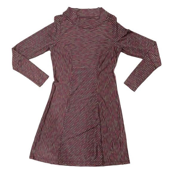 Prana Scramble Mock Neck Long Sleeve Athletic Dress Size XS - Picture 2 of 11